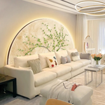 Modern Crystal Ceramic Wall Lamp for Living Room - Procure Décor