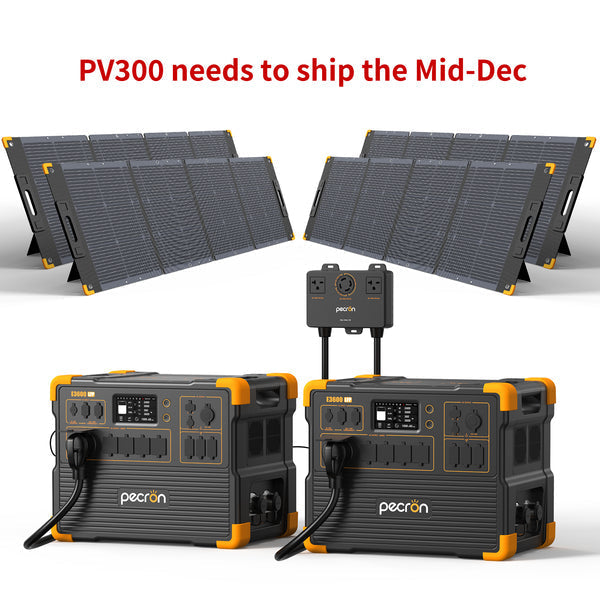 PECRON E3600LFP Solar Generator Kit 3600W 3072Wh - E3600LFP