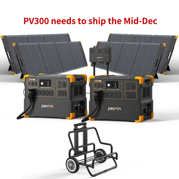 PECRON E3600LFP Solar Generator Kit 3600W 3072Wh - E3600LFP