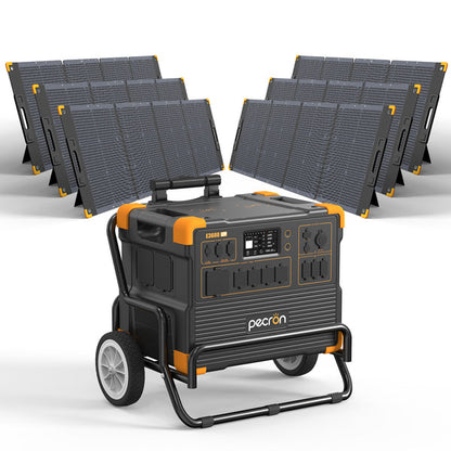 PECRON E3600LFP Solar Generator Kit 3600W 3072Wh - E3600LFP