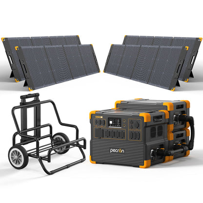 PECRON E3600LFP Solar Generator Kit 3600W 3072Wh - E3600LFP