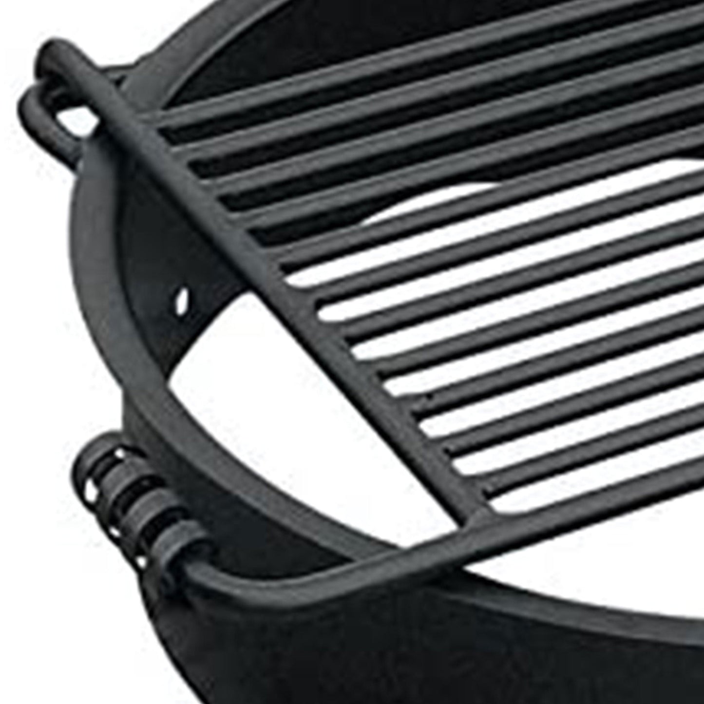 Pilot Rock 6 Pack 24” Steel Ground Fire Pit Rings & Metal Cooking Grates, Black - 415887