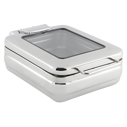 Wundermaxx Prämie Stainless Steel 2/3 Size Hydraulic Induction Chafing Dish,  L 46 x W 41 x H 16 cm,  Capacity 6 Litres - 920.124
