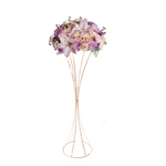 31.5in Tall Metal Gold Trumpet Vases - 10 Pcs - Procure Décor