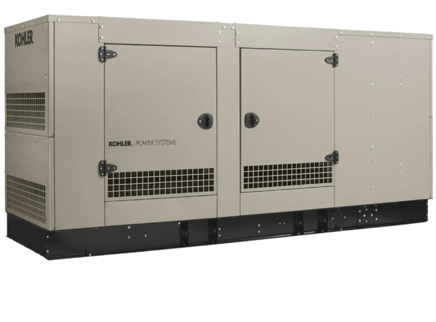 Kohler 150KW 120/208V 3-Phase Standby Generator Aluminum New - 150ERESC-QS10