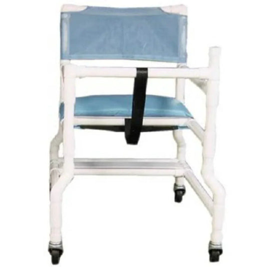 Patterson Medical Supply - Dual Release Folding Walker Adjustable Height PVC Frame 300 lbs. Weight Capacity 26 to 29 Inch Height - 926937