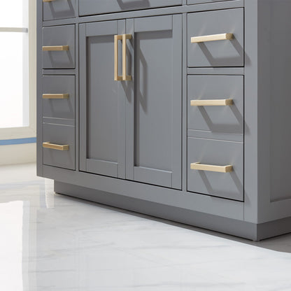 Altair Designs 48" single vanity with top - 531048-WH-CA-NM