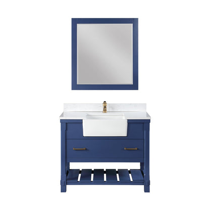 Altair Designs 42" single vanity with top - 537042-JB-AW-NM