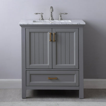 Altair Designs 30" single vanity with top - 538030-WH-CA-NM