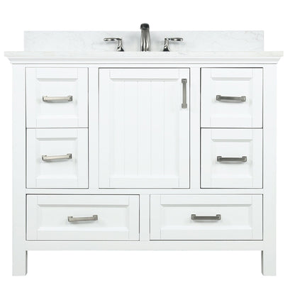 Altair Designs  42" single vanity with top - 538042-CB-AW-NM