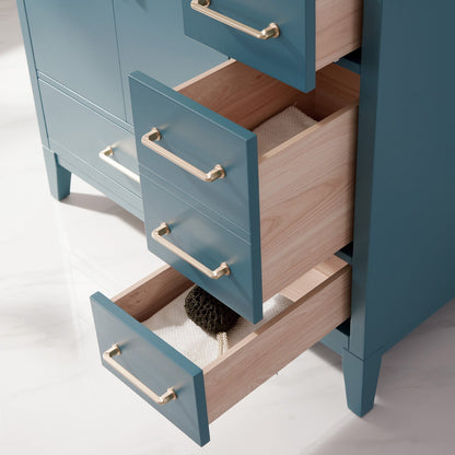 Altair Designs 36" single vanity with top - 541036-WH-CA-NM