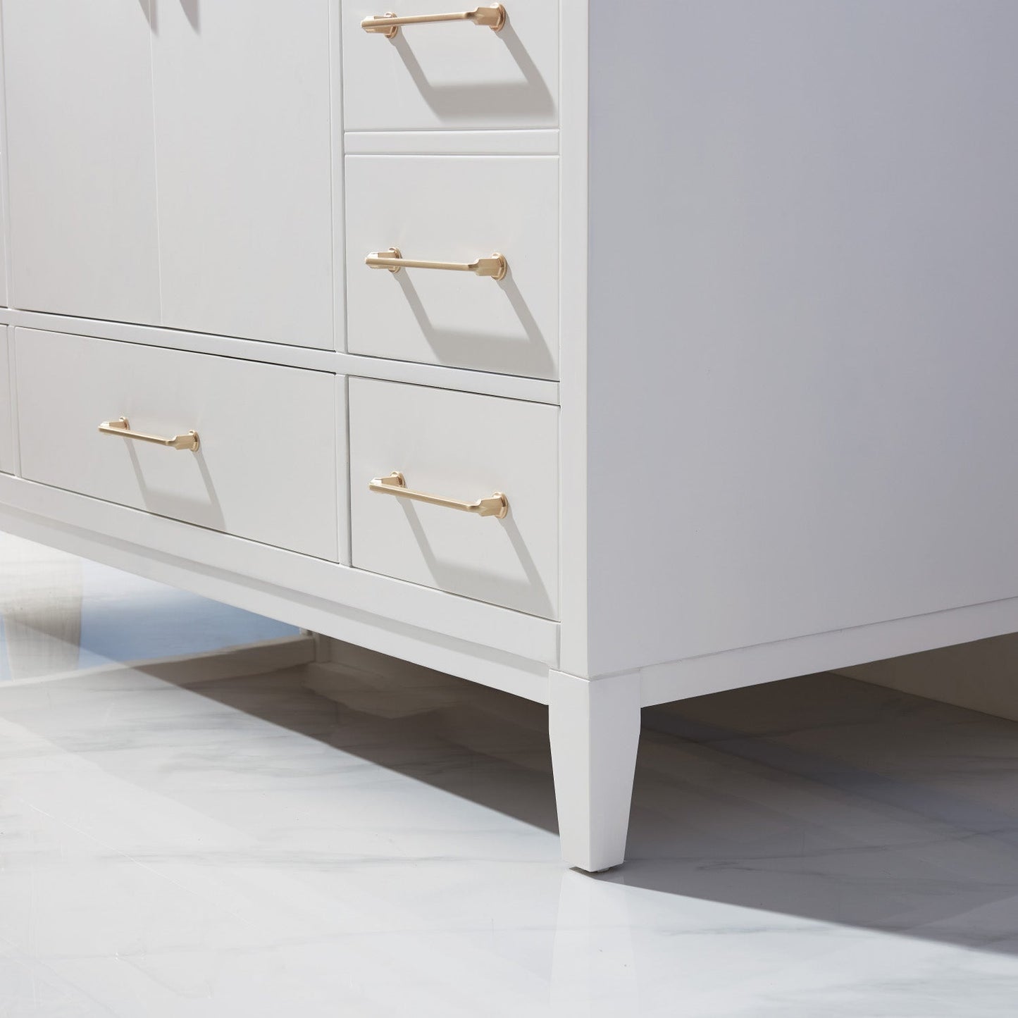 Altair Designs 48" single vanity with top - 541048-WH-CA-NM
