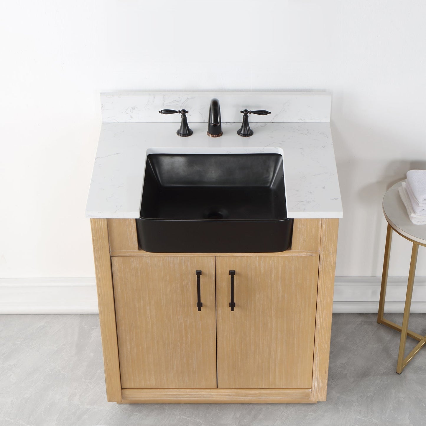 Altair Designs 30" single vanity with top - 550030-WP-AW-NM