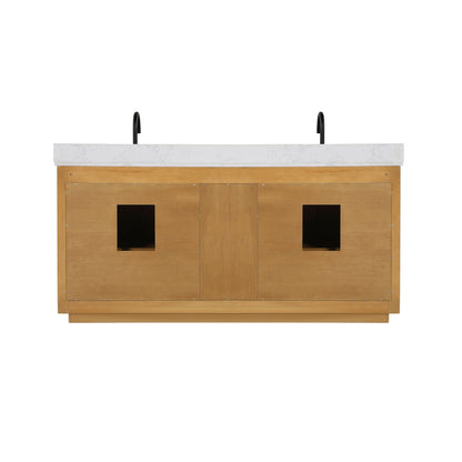 Altair Designs 72" double vanity with top - 556072-NW-GW