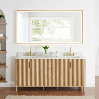 Altair Designs Sierra 72" double vanity with top - 575072-WL-GW-NM Price