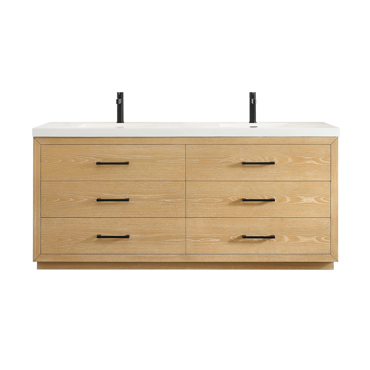 Altair Designs Sigrid 36"/48"/60"/72" single/double vanity with top - 579036-WO-WH-NM