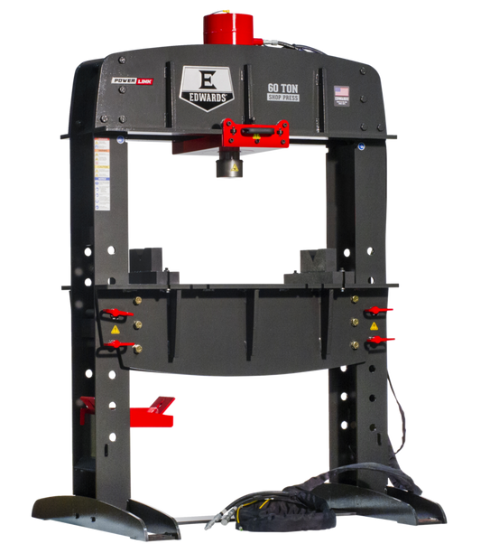 EDWARDS 60 Ton Shop Press & Portable Power Unit - ED9-HAT8010