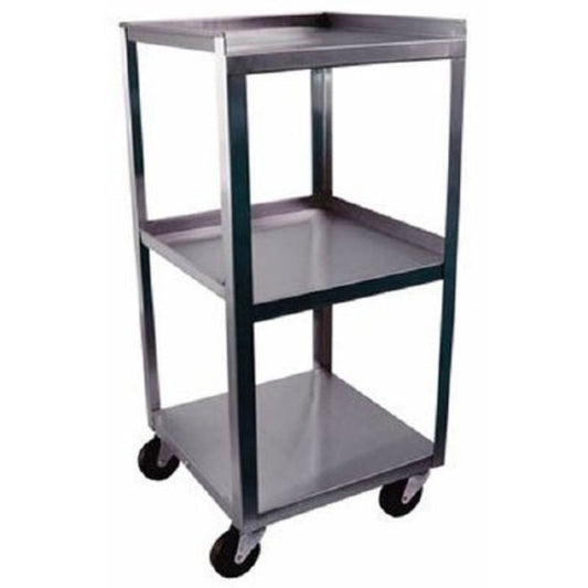 Patterson Medical Supply - Utility Cart Stainless Steel 16 X 24 X 32 Inch - 554073