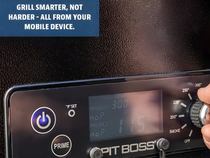Pit Boss Navigator PB850GW Pellet Grill w/ Cover Wifi - 10913