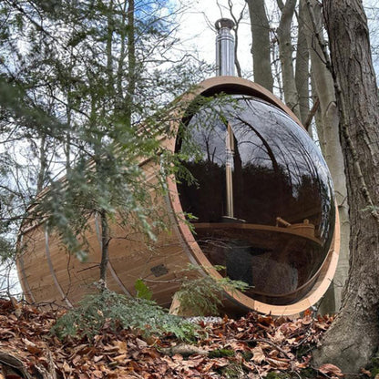 Dundalk LeisureCraft Panoramic Sauna Knotty Cedar - Floor Standing Sauna Heater - 762PVCPF