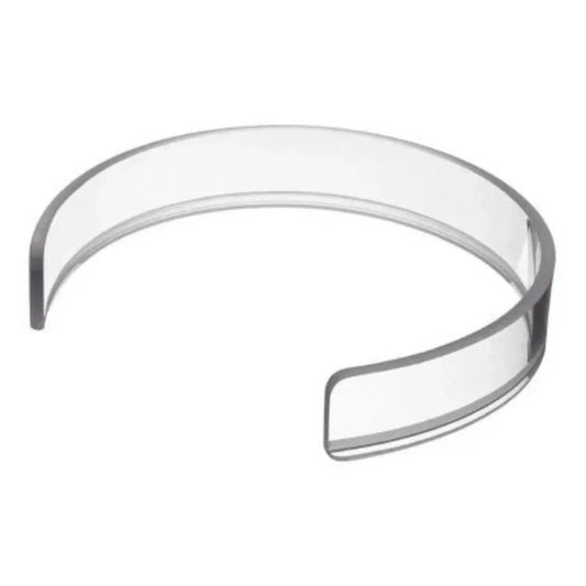 Patterson Medical Supply - Plate Guard Large, Clear, Plastic Food Guard - 111525