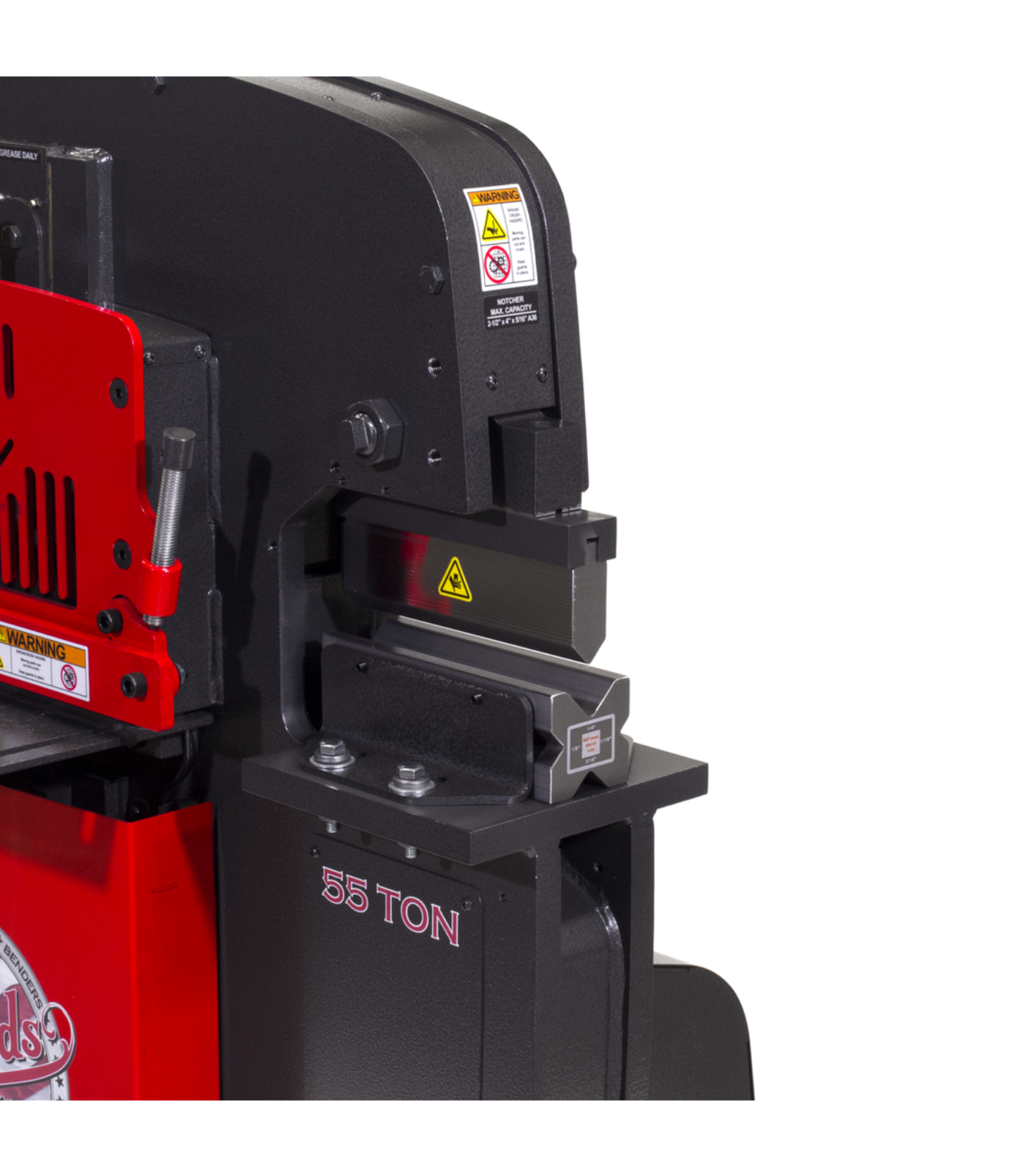 EDWARDS 10" Brake w/ 4-Way Die For Open Cavity On 65, 120 & ELITE 110/65 Ton Ironworkers - ED9-AC1052