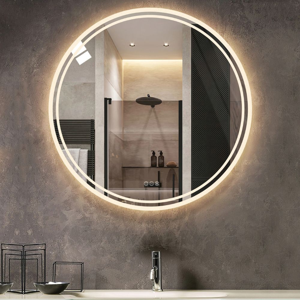 Anti-Fog LED Circle Mirror