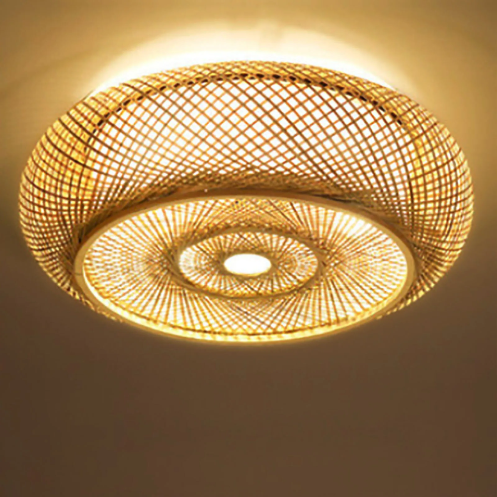 Bamboo Breeze Flush Mount Ceiling Light