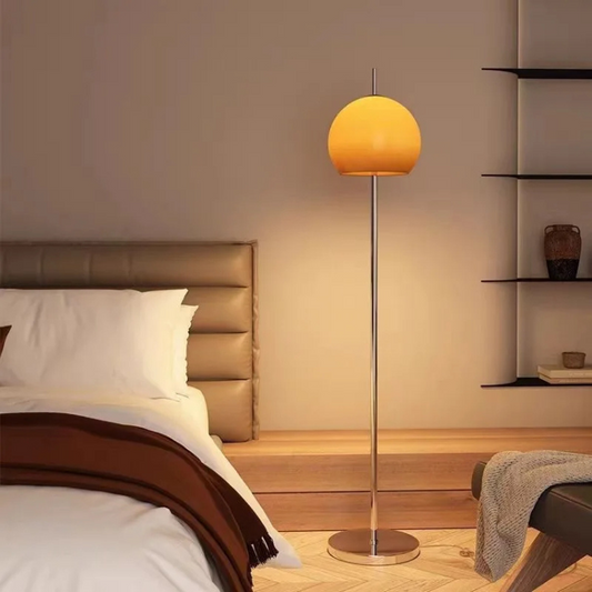 Bauhaus Retro Orange Mushroom Floor Lamp - Procure Décor