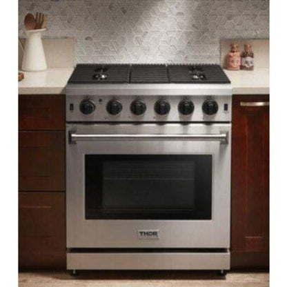 Thor Kitchen 30 in. Propane Gas Range, 36 in. Refrigerator, 24 in. Dishwasher, AP-LRG3001ULP-2