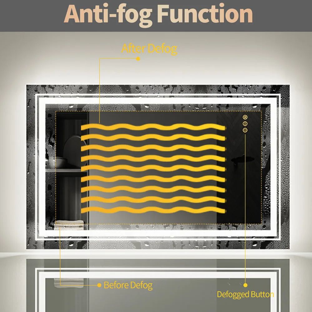 Crystal Radiance LED Mirror