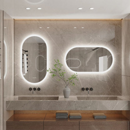 CrystalGlow Backlit Mirror - Procure Décor
