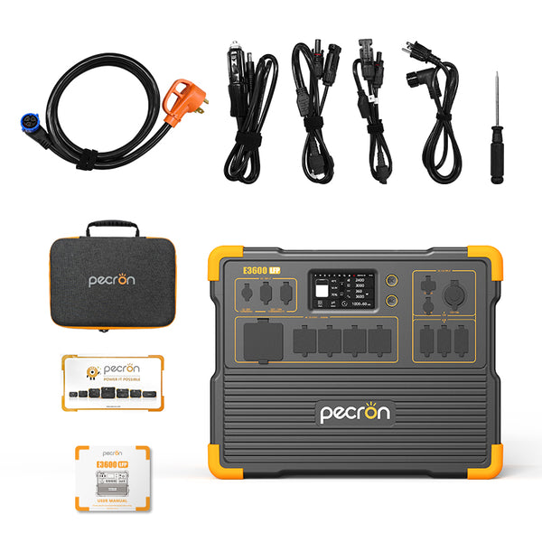 PECRON E3600LFP Solar Generator Kit 3600W 3072Wh - E3600LFP