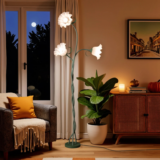Modern Art Flower Floor Lamp– Elegant Artistic Standing Light - Procure Décor