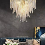 Luxury Feather Crystal Chandelier Lamp - Procure Décor