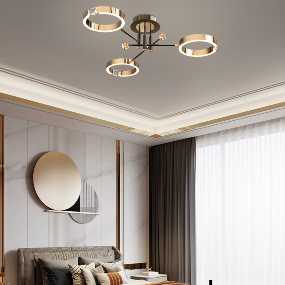 Gilded Radiance Pendant Light