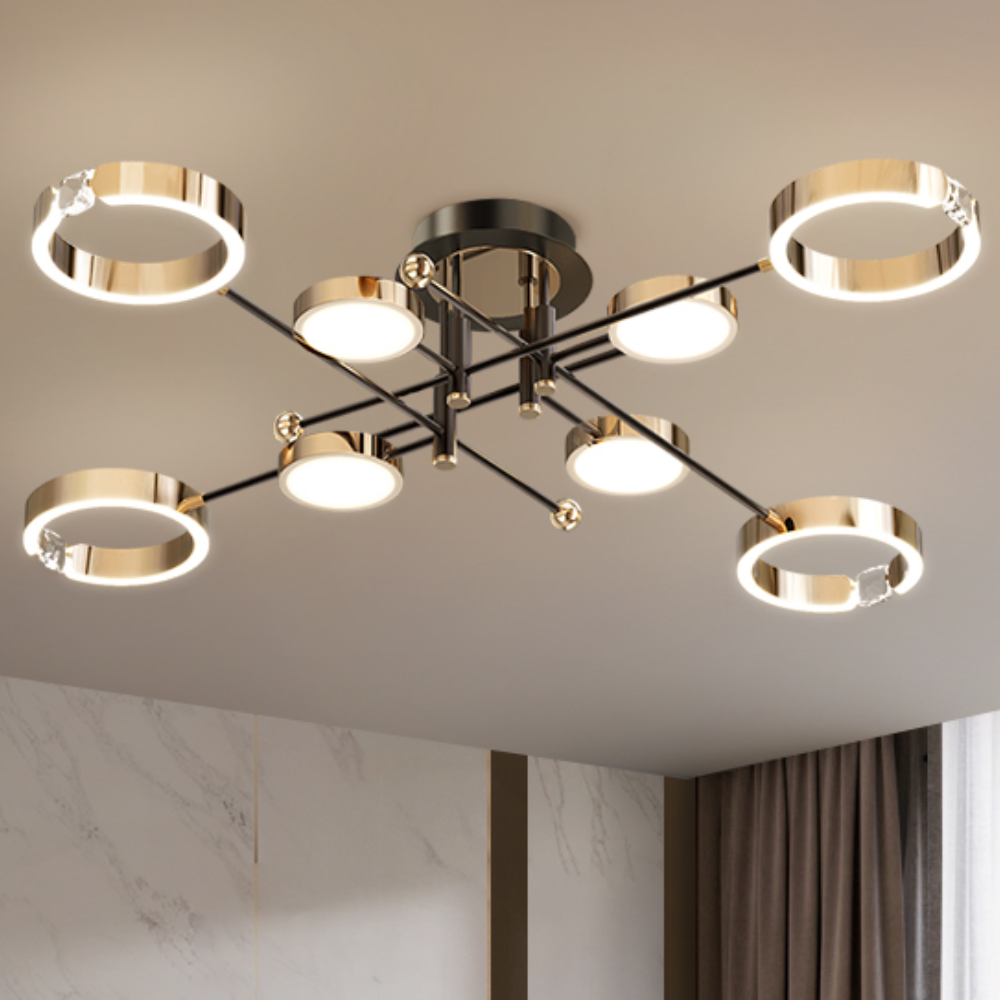 Gilded Radiance Pendant Light