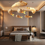 Handcrafted Fish-Shaped Chandelier - Procure Décor