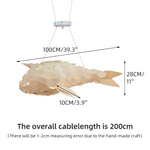 Handcrafted Fish-Shaped Chandelier - Procure Décor