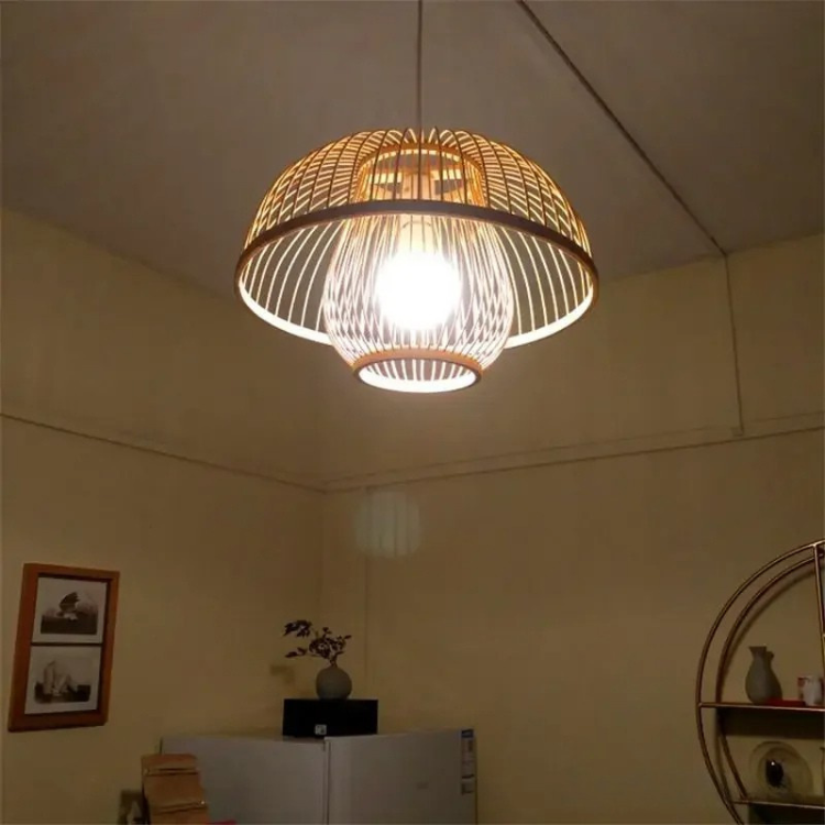 Handmade Bamboo Pendant Light - Procure Décor