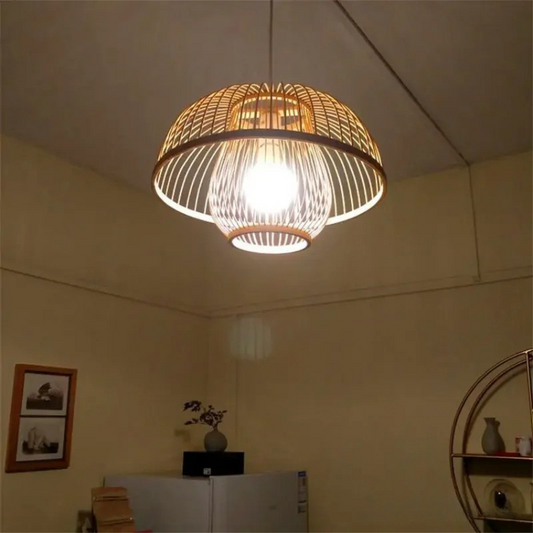 Handmade Bamboo Pendant Light - Procure Décor