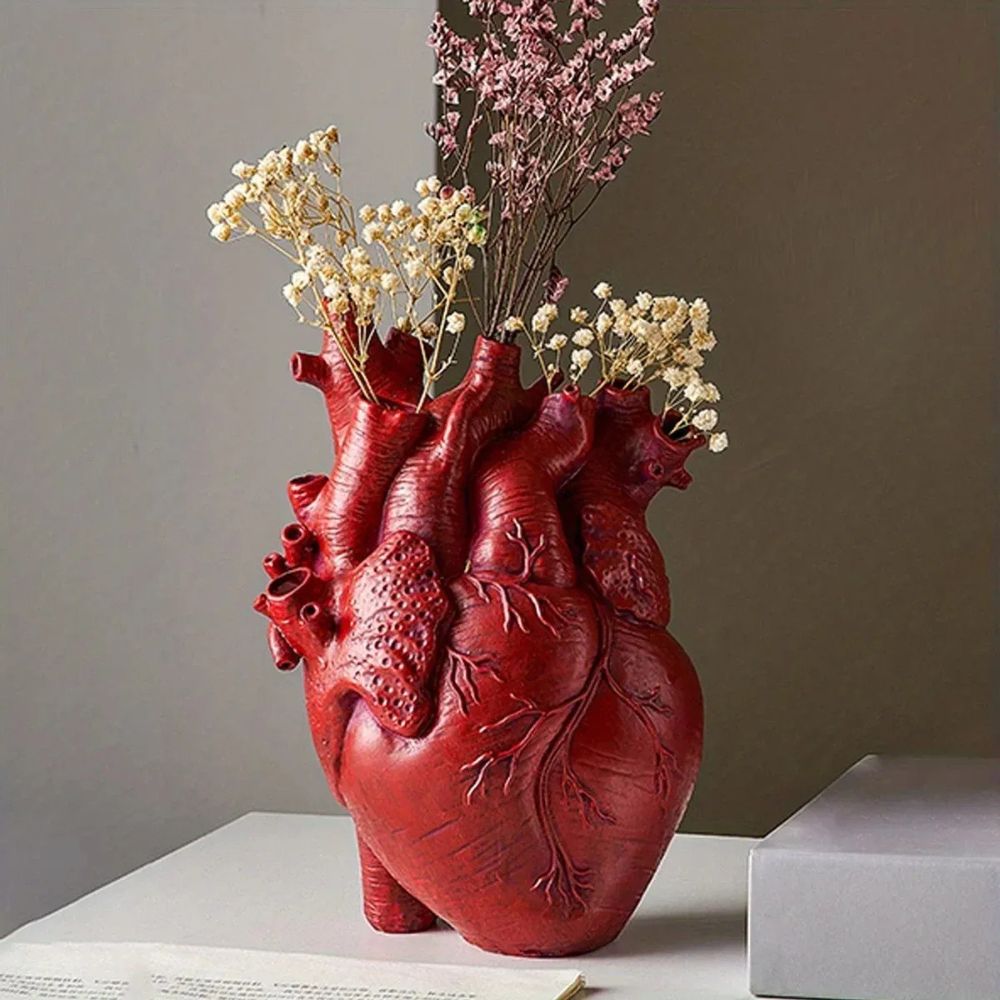 Heart-Shaped Flower Vase