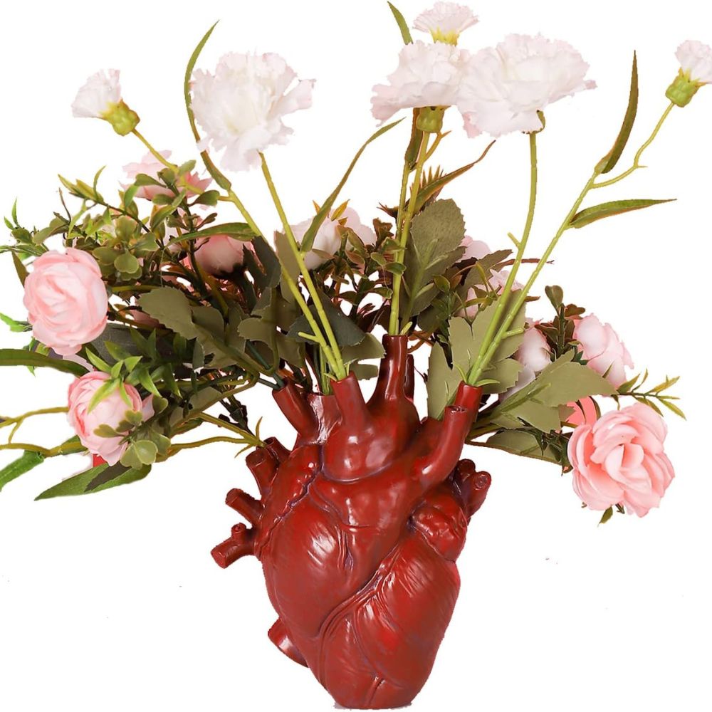 Heart-Shaped Flower Vase