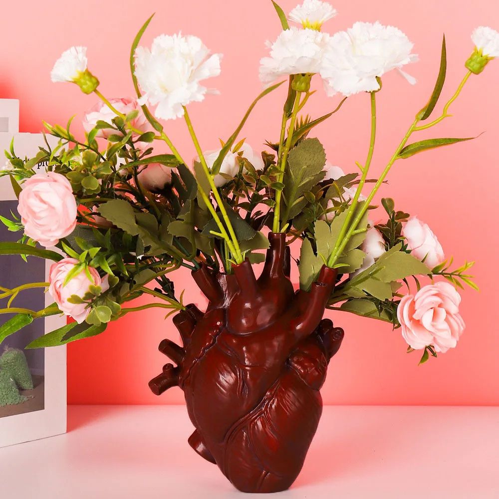 Heart-Shaped Flower Vase