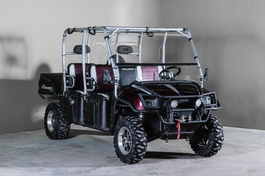 TERRARIDER POLARIS RANGER CREW (2003-2009) TILTING UTV WINDSHIELD - SCRATCH RESISTANT 1/4”