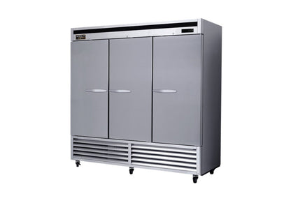 Kool-It  81" Wide 3 Door Bottom Mount Reach-In Refrigerator - KBSR-3