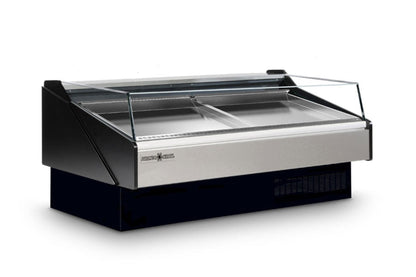 Hydra-Kool | 101" Wide Remote Open Glass Seafood Display Case - KFM-SO-100-R