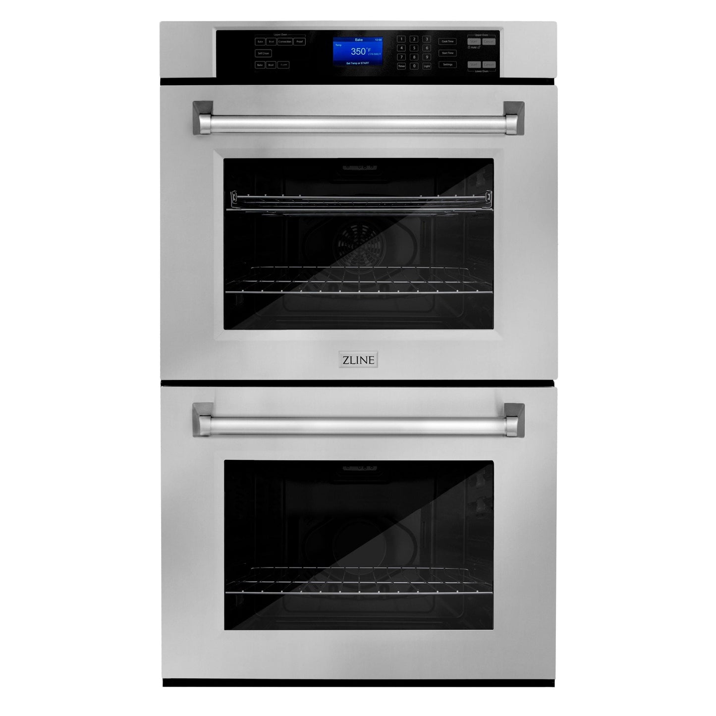 ZLINE Kitchen Appliance Package with 48 in. Stainless Steel Rangetop and 30 in. Double Wall Oven, 2KP-RTAWD48