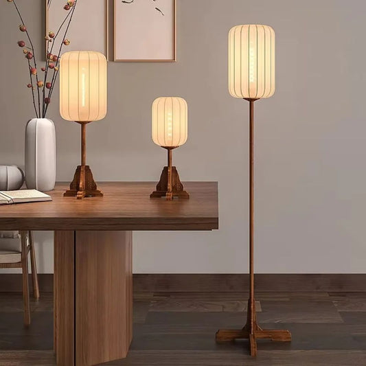 Lantern Cloth Art Floor Lamp - Procure Décor