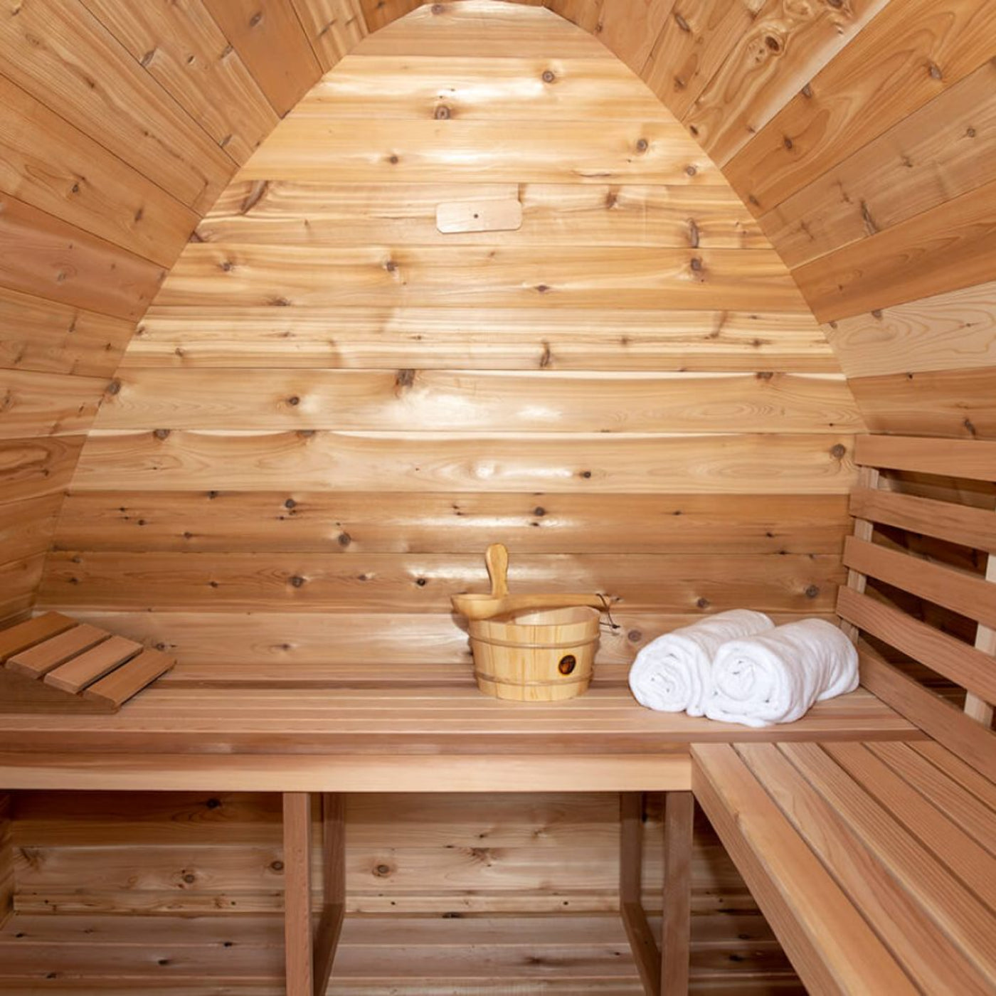 Dundalk Leisure Knotty Cedar Mini Pod Sauna - PSMINIKNE